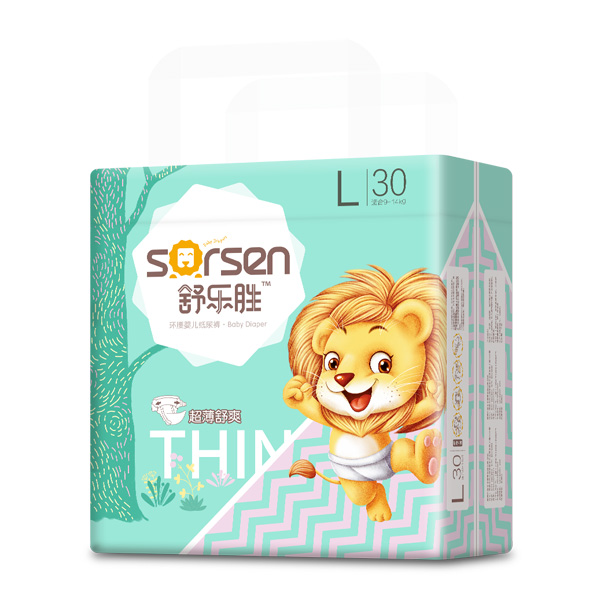 舒樂(lè)勝環(huán)腰嬰兒紙尿褲小包L30