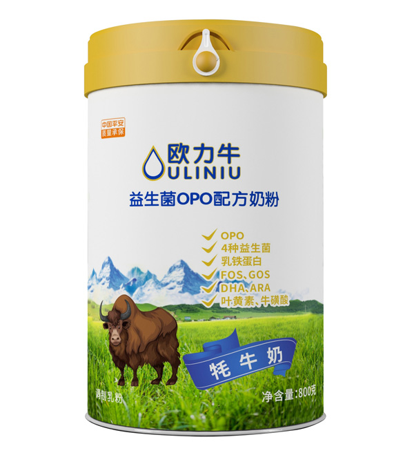 歐力牛益生菌opo配方奶粉800g