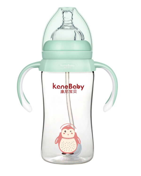 康尼寶貝萌粉舞動(dòng)企鵝PA奶瓶-綠色
