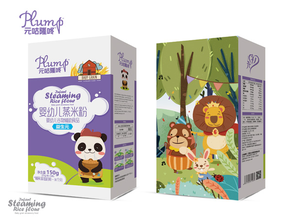 元咕隆咚嬰幼兒蒸米粉-益生元