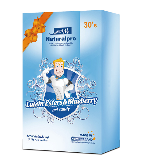 紐貝樂藍莓葉黃素酯凝膠糖果