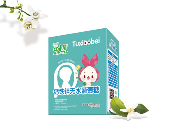 兔小貝鈣鐵鋅無水葡萄糖 盒裝