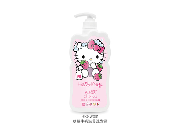 Hello Kitty初酷草莓牛奶滋養(yǎng)洗發(fā)露 400ml