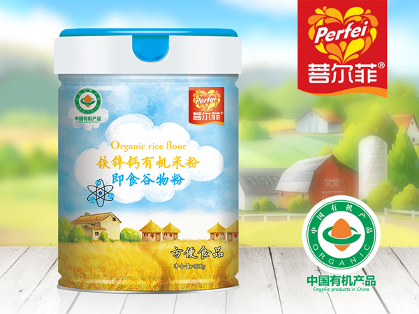 菩爾菲鈣鐵鋅有機(jī)米粉 聽(tīng)裝