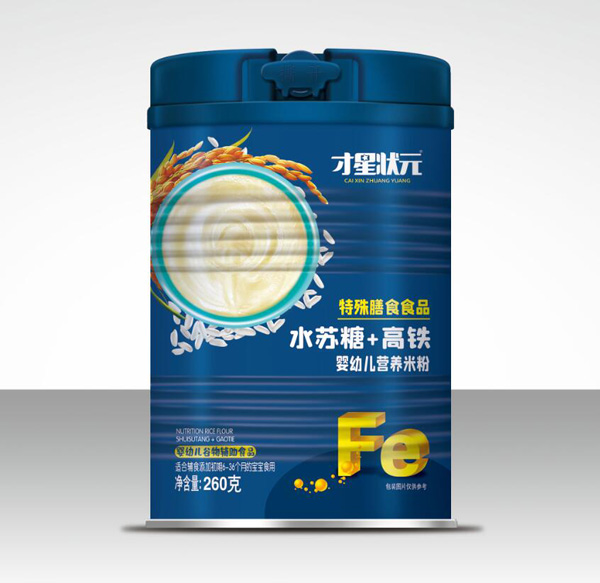 才星狀元嬰幼兒營(yíng)養(yǎng)米粉-水蘇糖+高鐵