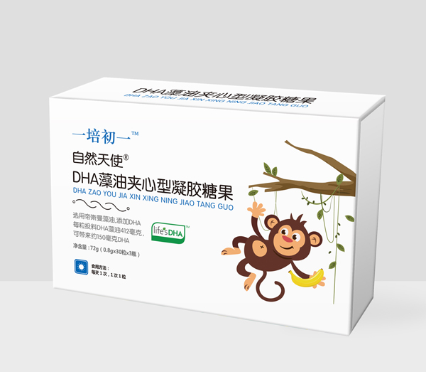 培初DHA藻油夾心型凝膠糖果