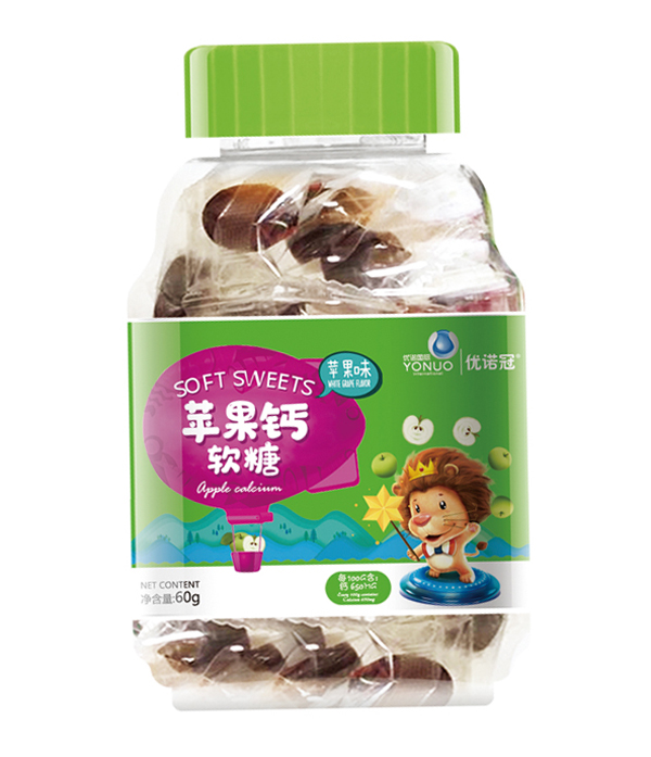 優(yōu)諾冠蘋(píng)果鈣軟糖