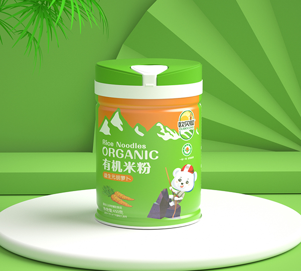 歐貝聰有機米粉罐裝 益生菌胡蘿卜