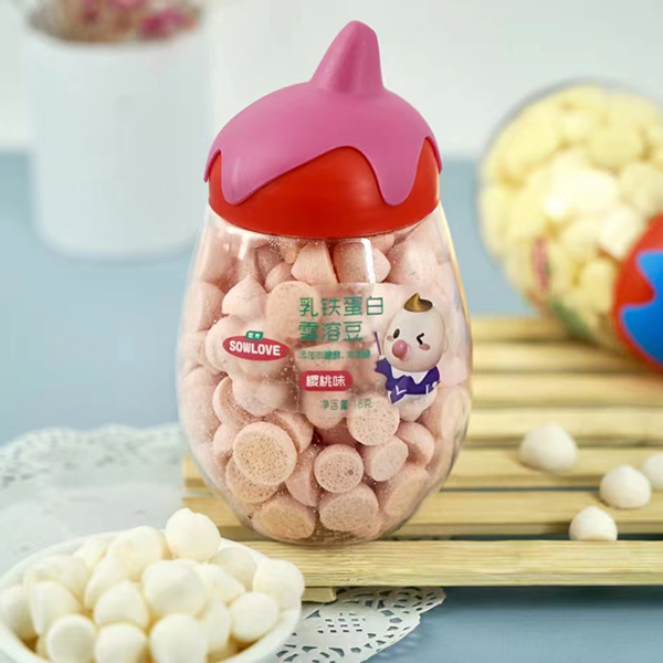 甄育乳鐵蛋白雪溶豆-櫻桃味