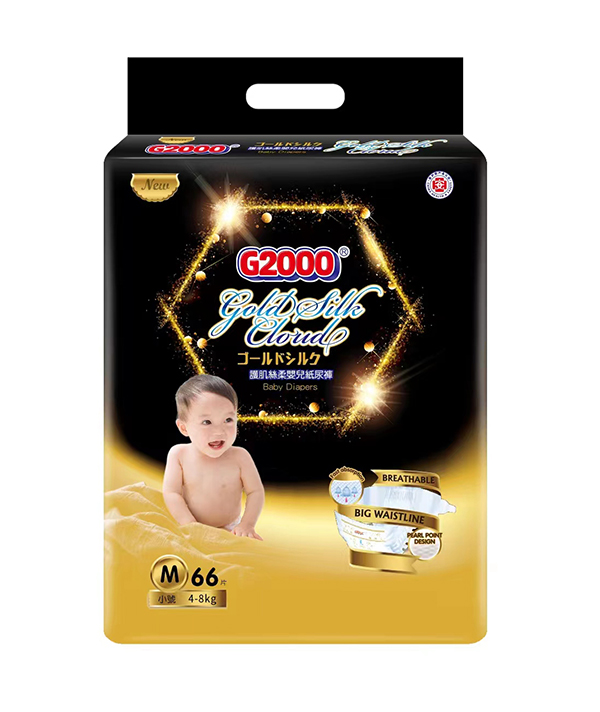 G2000護(hù)肌絲柔嬰兒紙尿褲M66片