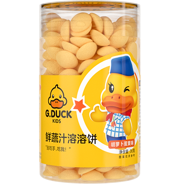 G.DUCK小黃鴨鮮蔬汁溶溶餅 胡蘿卜蛋黃味.png