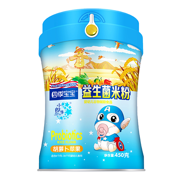 四季寶寶益生菌米粉-胡蘿卜蘋果