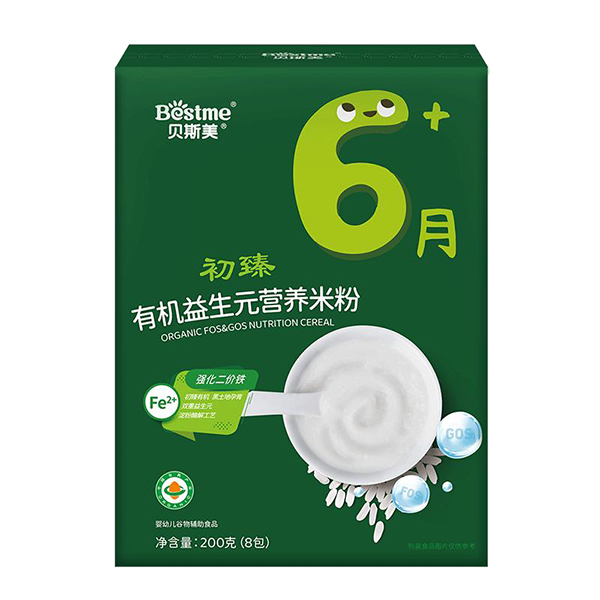 貝斯美初臻有機(jī)益生元營養(yǎng)米粉
