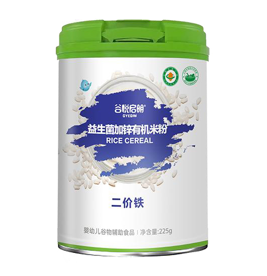 谷悅啟明益生菌加鋅有機(jī)米粉