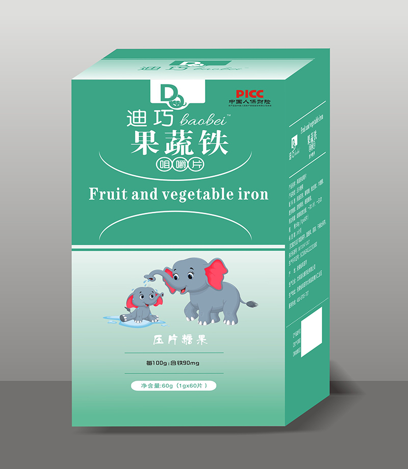 迪巧baobei果蔬鐵咀嚼片