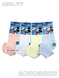 米奇寶寶薄棉襪