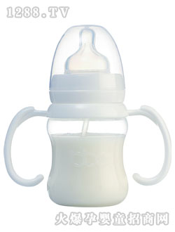 巴比象雙炳防滑奶瓶