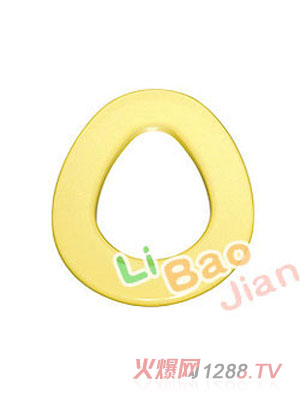 麗寶健黃色嬰兒座便圈