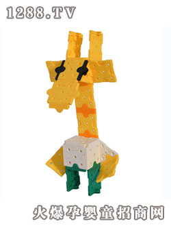 科翔積木玩具長頸鹿