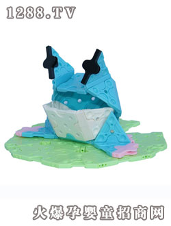 科翔積木玩具青蛙