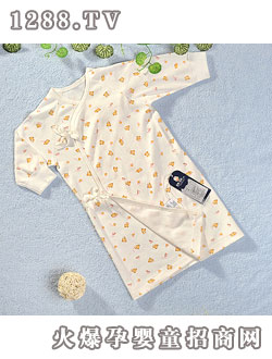 迪迪40支雙面布印花長袖和短袍+護手