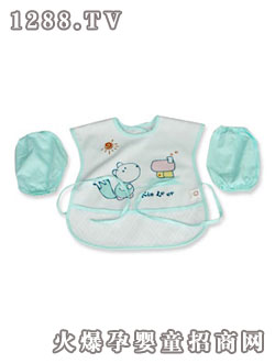 欣樂兒小松鼠食飯衫配袖套