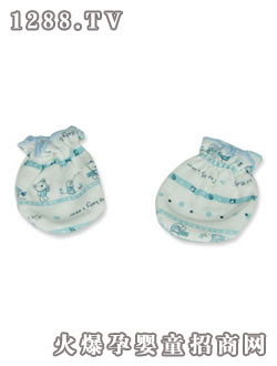 欣樂兒印花雙面布手套