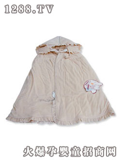 欣樂兒金貂絨長披風