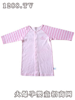 獅子&斑馬色織長(zhǎng)袖長(zhǎng)袍