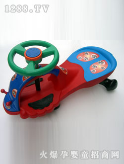 小寶小貝紅綠色扭扭車
