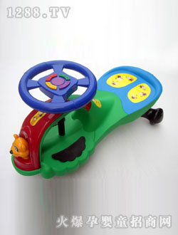 小寶小貝藍(lán)色手把扭扭車