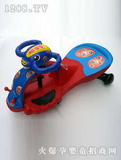 小寶小貝深紅色扭扭車