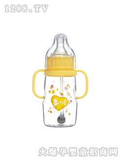 貝帝熊有柄小指握自動奶瓶