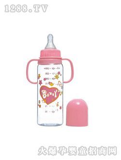 貝帝熊有柄大直身奶瓶