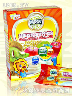 善食多蘋果獼猴桃營養(yǎng)米粉