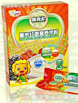 善食多黑米紅棗營養(yǎng)米粉