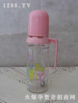 9安士直身單耳吸管注吹奶瓶