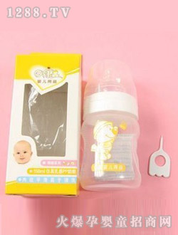 日康寬口奶瓶150ML