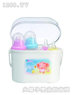 巴比象奶瓶收納箱