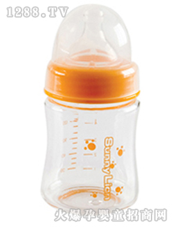 SN0046寬口徑晶鉆玻璃奶瓶