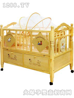 愛(ài)嬰寶嬰兒木床587-1