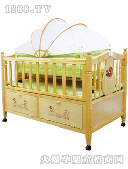 愛(ài)嬰寶嬰兒木床589