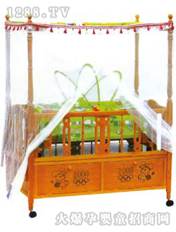 愛嬰寶嬰兒木床803