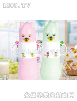 勤奮卡通保溫奶瓶