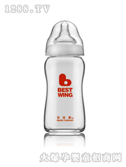 倍適嬰寬口徑抗菌奶瓶9安士