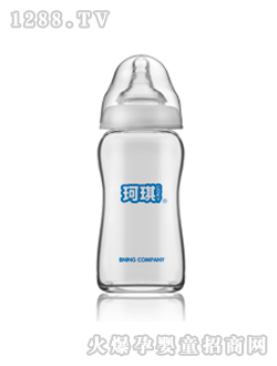 珂琪寬口徑弧形奶瓶9安士