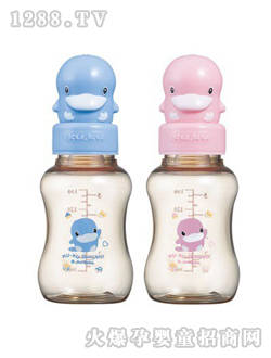 酷咕鴨造型PES防脹氣標(biāo)準(zhǔn)葫蘆奶瓶