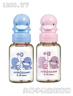 酷咕鴨造型PES防脹氣標(biāo)準(zhǔn)奶瓶