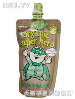 葉子蘋(píng)果芒果嬰兒果泥