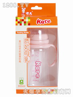 可兒300ml手把吸管奶瓶